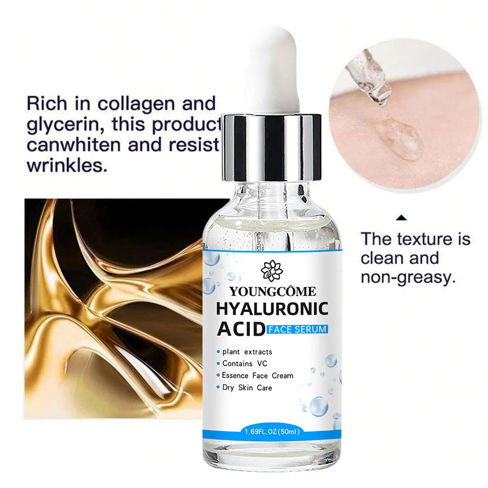 Hyaluronic Acid Face Serum for Moisturizing Skin