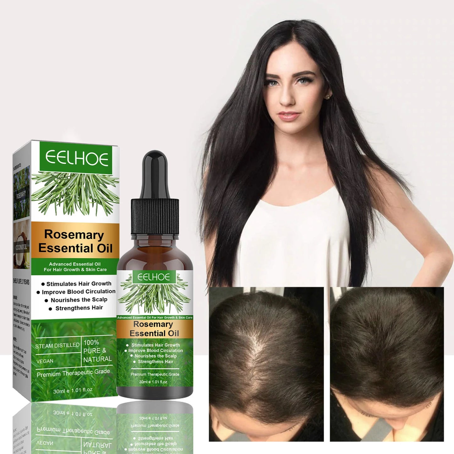 Rosemary Essential Oil Pure Natural Hair Growth Oils 30ml