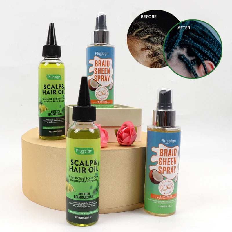 Oil Sheen Hair For Keep Moisturizing Scalp