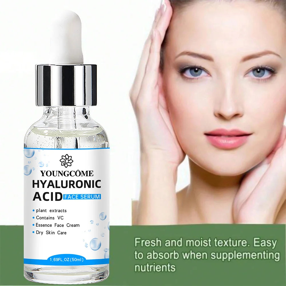 Hyaluronic Acid Face Serum for Moisturizing Skin