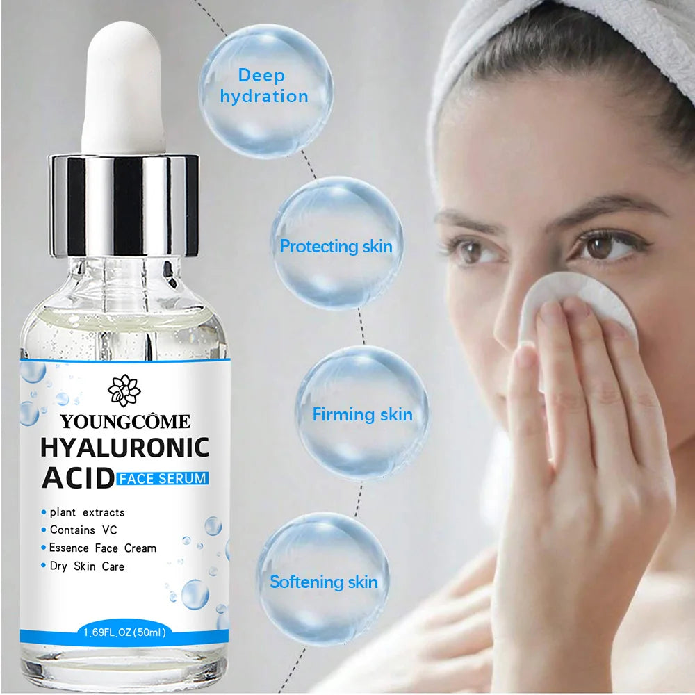 Hyaluronic Acid Face Serum for Moisturizing Skin