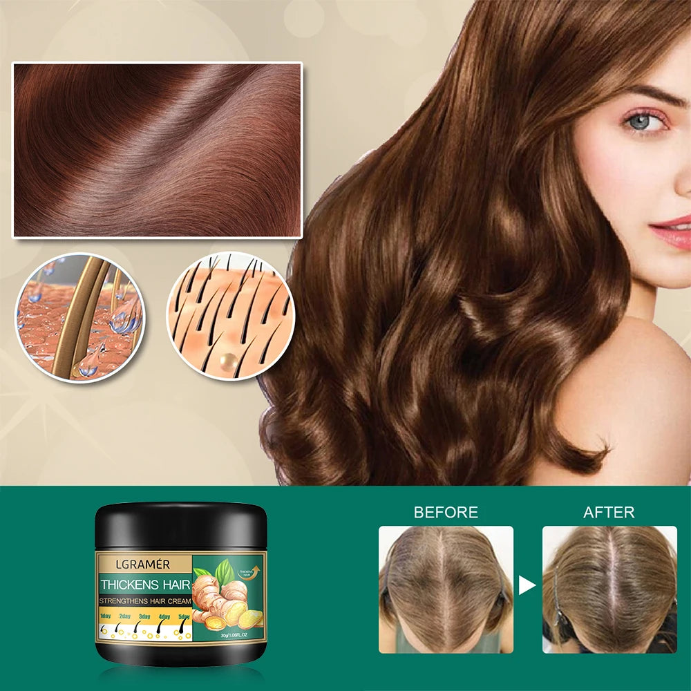 Ginger Hair Growth Cream for Alopecia Repair