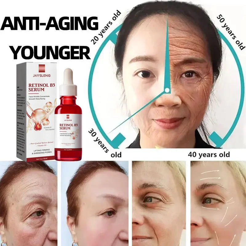 Retinol Wrinkle Remover Face Serum Instant Firming Lifting Anti-Aging