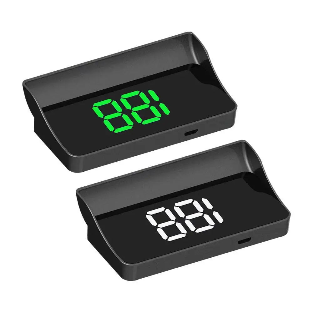 GPS Head Up Display Speedometer KMH MPH Plug and Play for All Cars Line