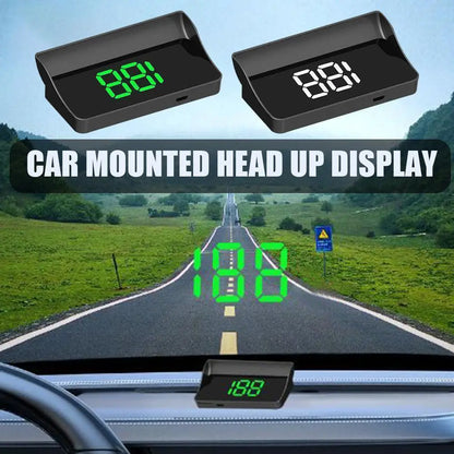 GPS Head Up Display Speedometer KMH MPH Plug and Play for All Cars Line